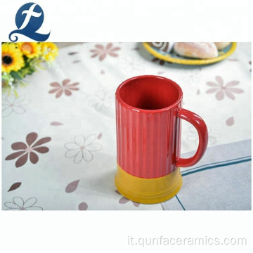 Set di tazze in ceramica colorate dirette all&#39;ingrosso